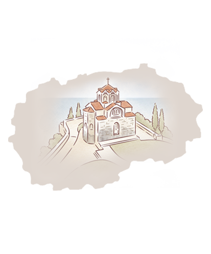 North Macedonia illustrated destination