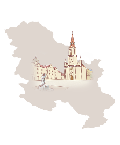 Serbia illustrated destination