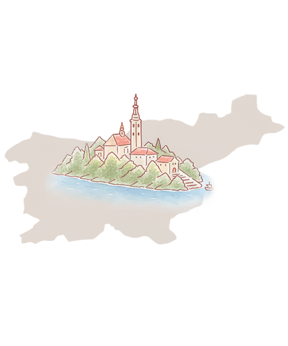 Slovenia illustrated destination