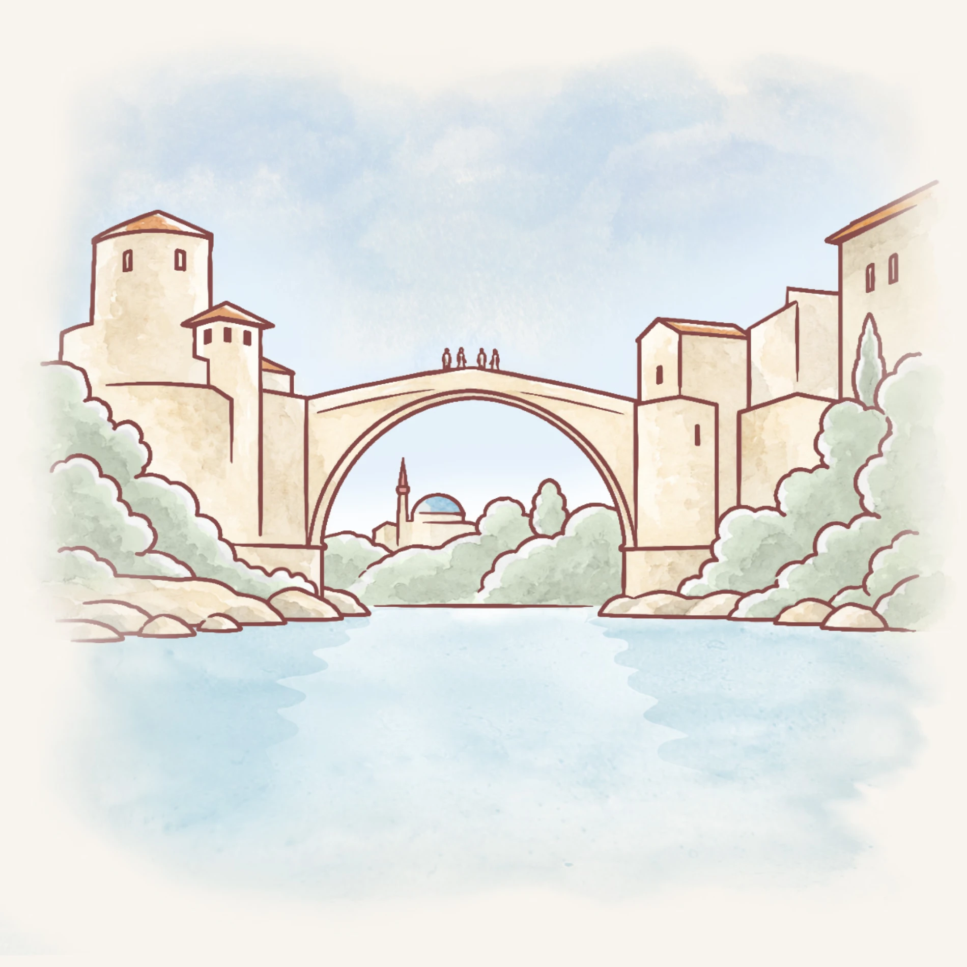 Mostar illustration