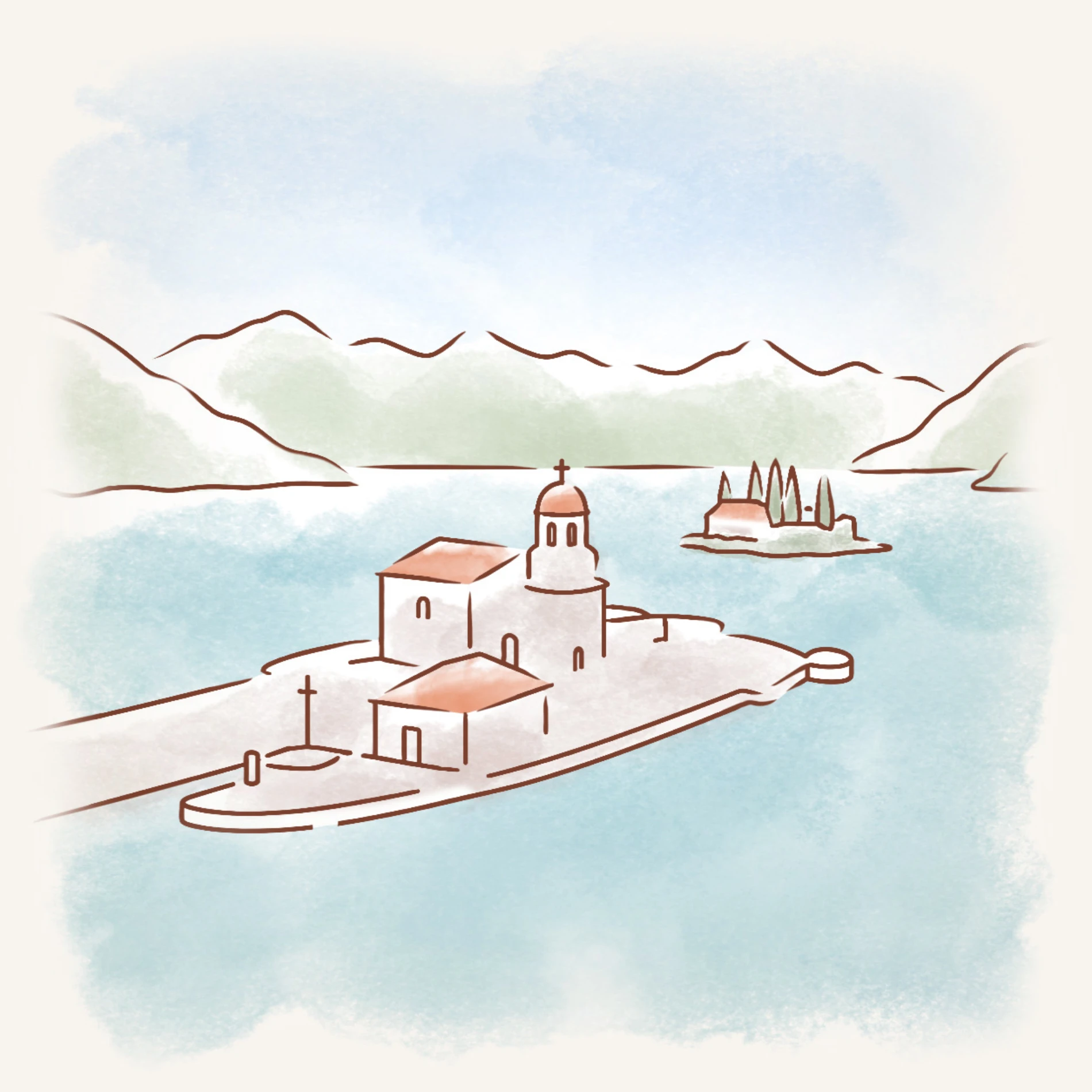 Perast illustration