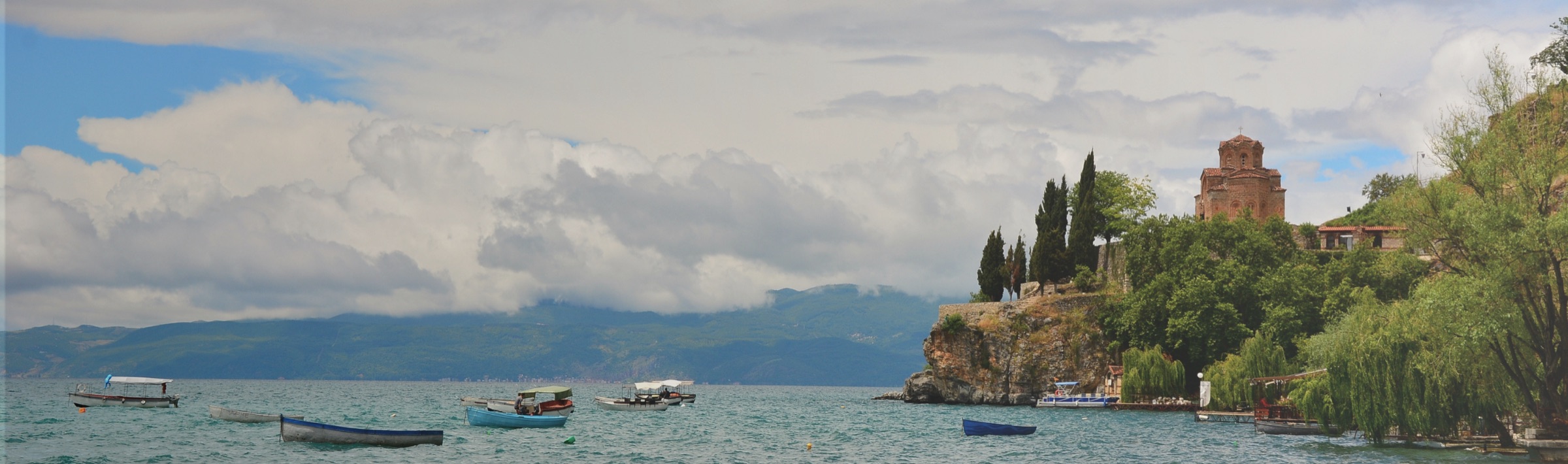 Lake Ohrid in North Macedonia