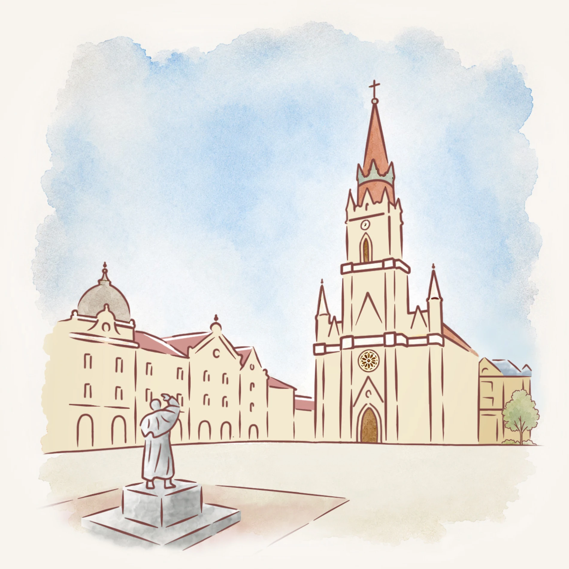 Novi Sad illustration