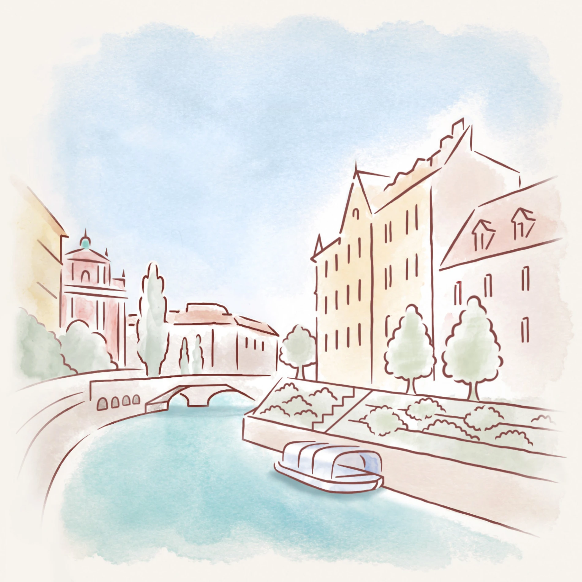 Ljubljana illustration
