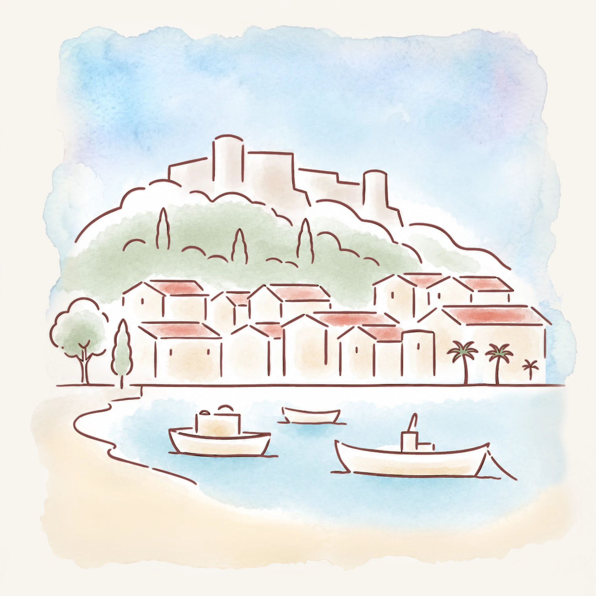 Hvar illustration