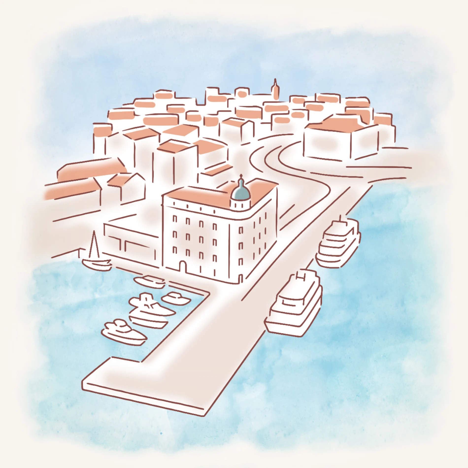 Split illustration