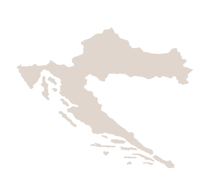 Map of Croatia