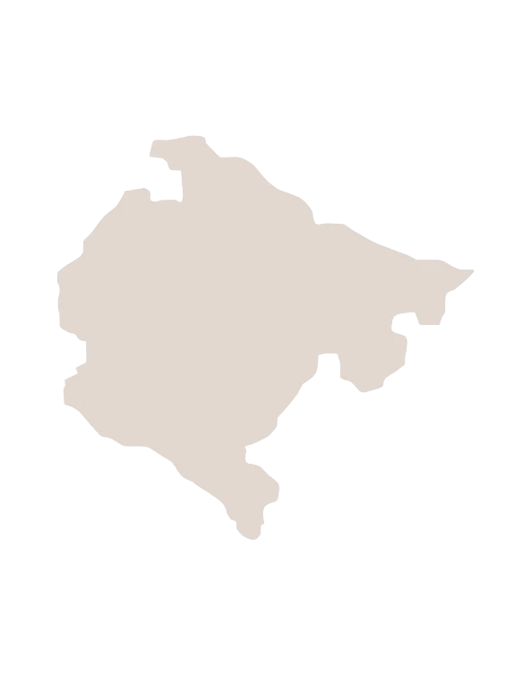 Map of Montenegro