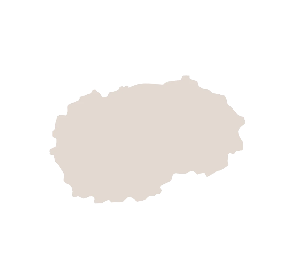 Map of North Macedonia