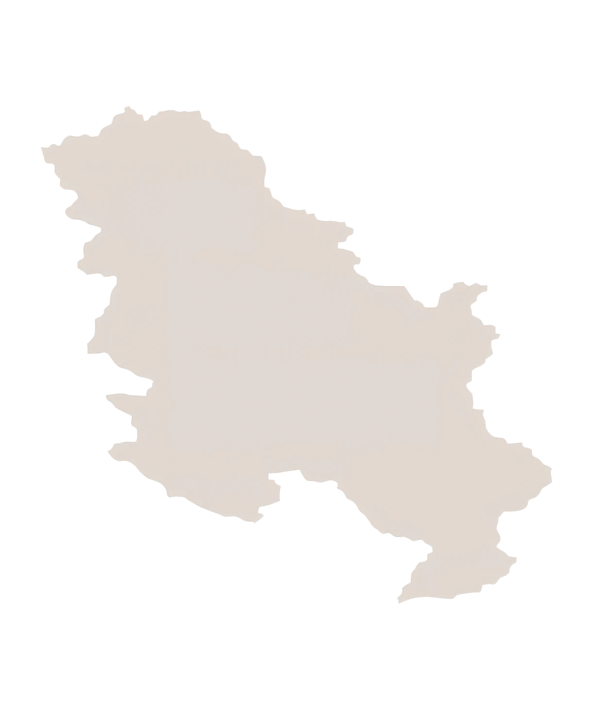 Map of Serbia